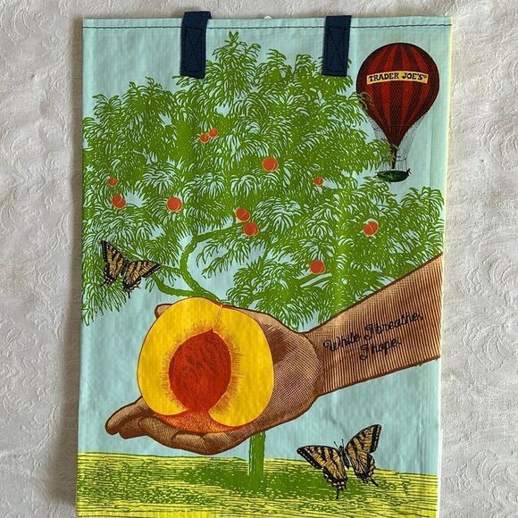 Trader Joe’s Plastic Reusable Shopping Tote Bag 6 Gallon South Carolina - Picture 2 of 2